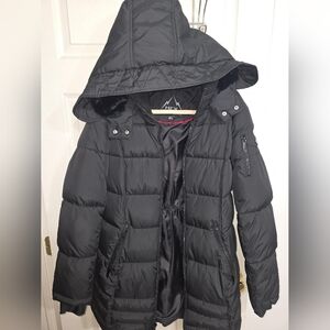 WOMENS HFX Coat With Removable Black Fur Lined Hood